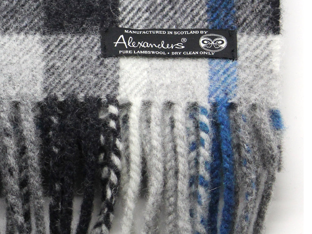 Cosy Blanket Scarf - Blue Charcoal